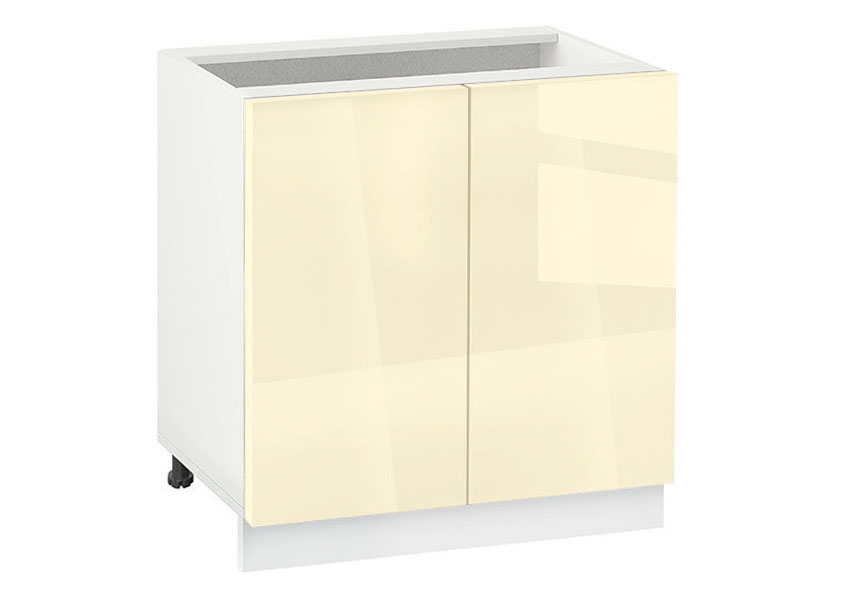 Ντουλάπι Κουζίνας επιδαπέδιο για νεροχύτη 80εκ., No 800 Ivory, κωδ. 1269922623, Genomax